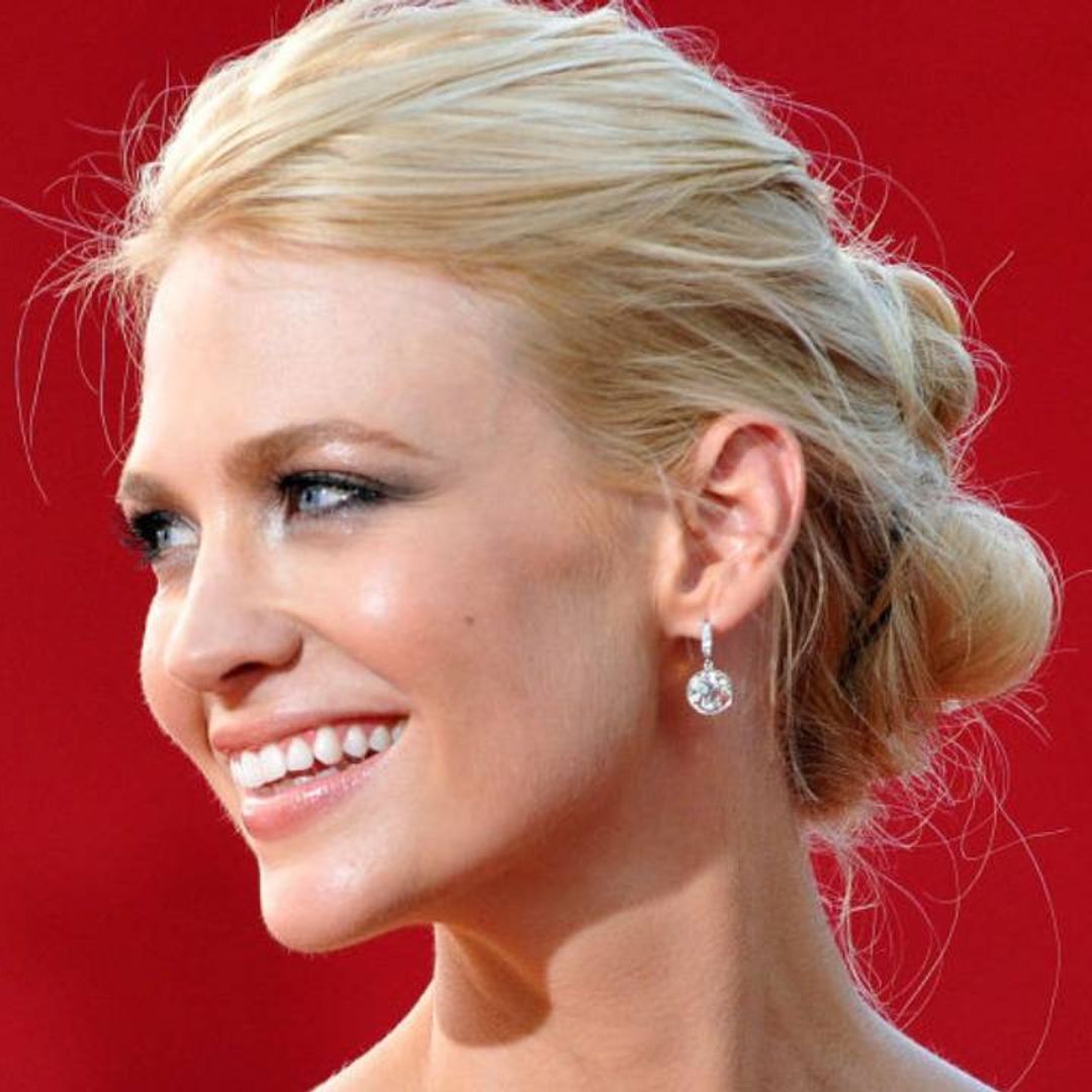 January Jones turns heads in her most eye-catching swimsuit yet