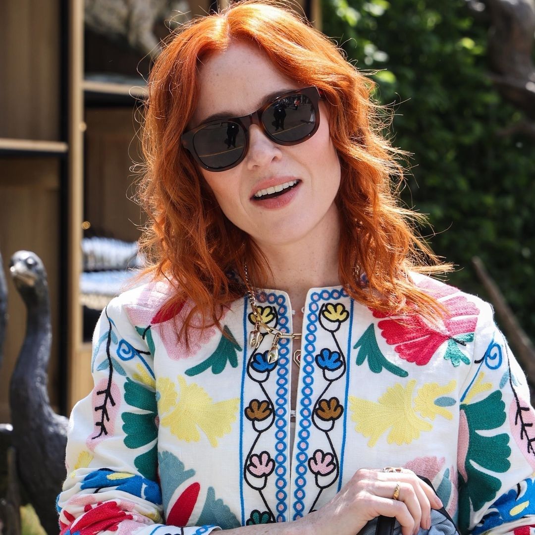 Angela Scanlon just wore the dreamiest jacket to the Chelsea Flower Show