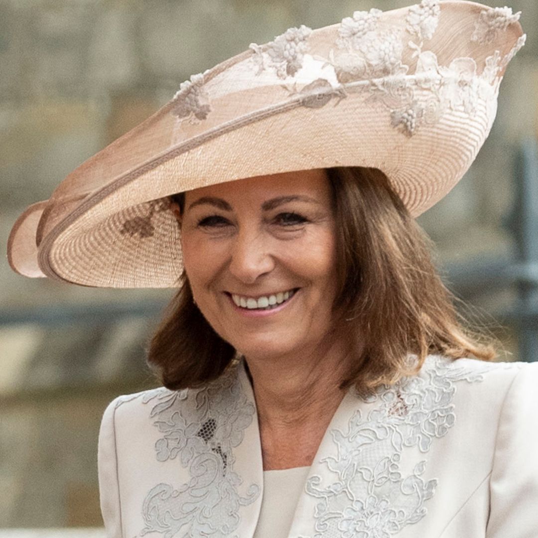 Carole Middleton is picture of elegance in pristine white coat dress as ...