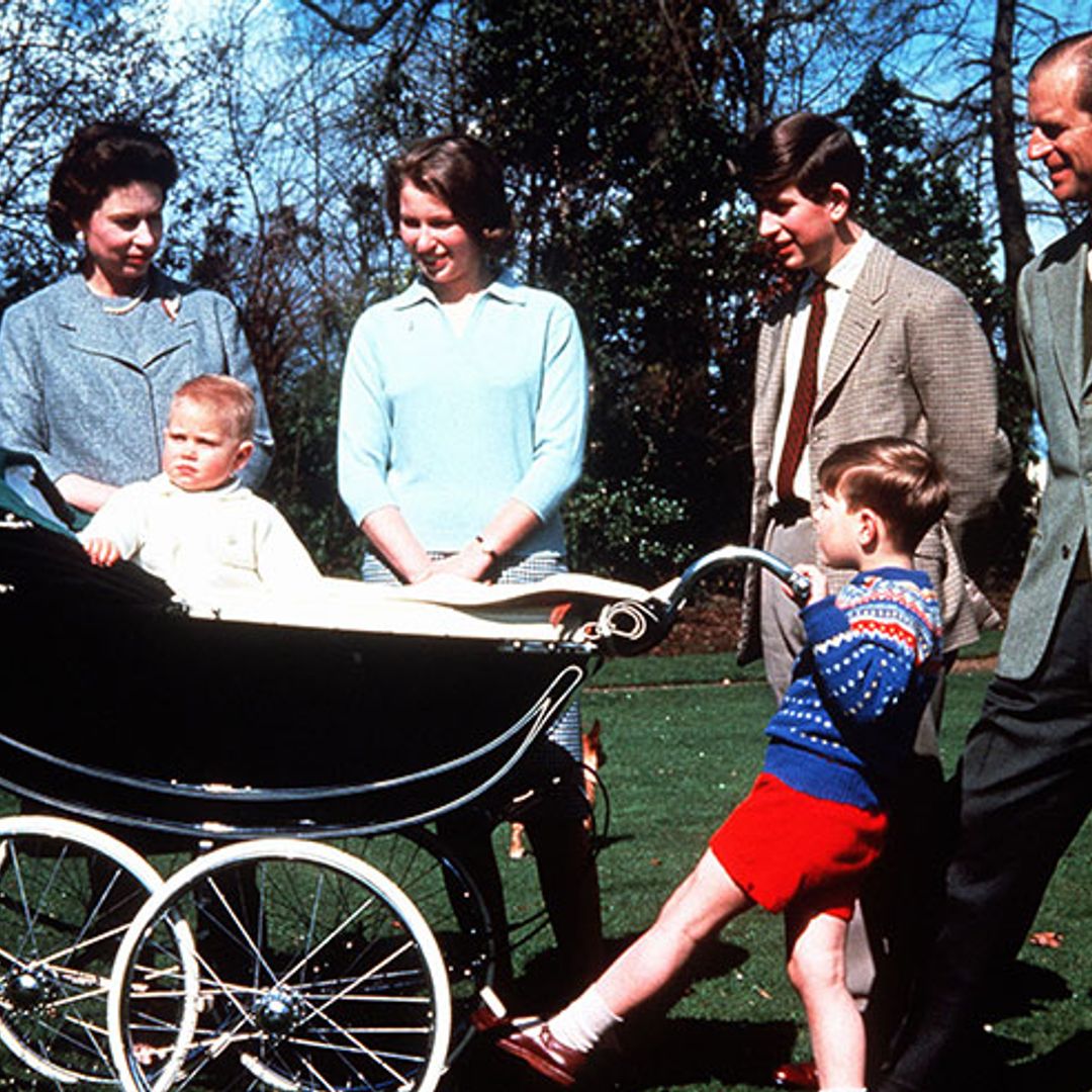 See Charles as a teenager at Frogmore House where his fourth grandchild will grow up