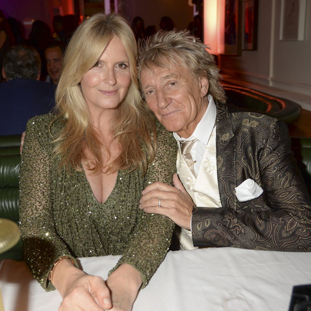 Penny Lancaster and Rod Stewart steal the show as the glam up for special cause