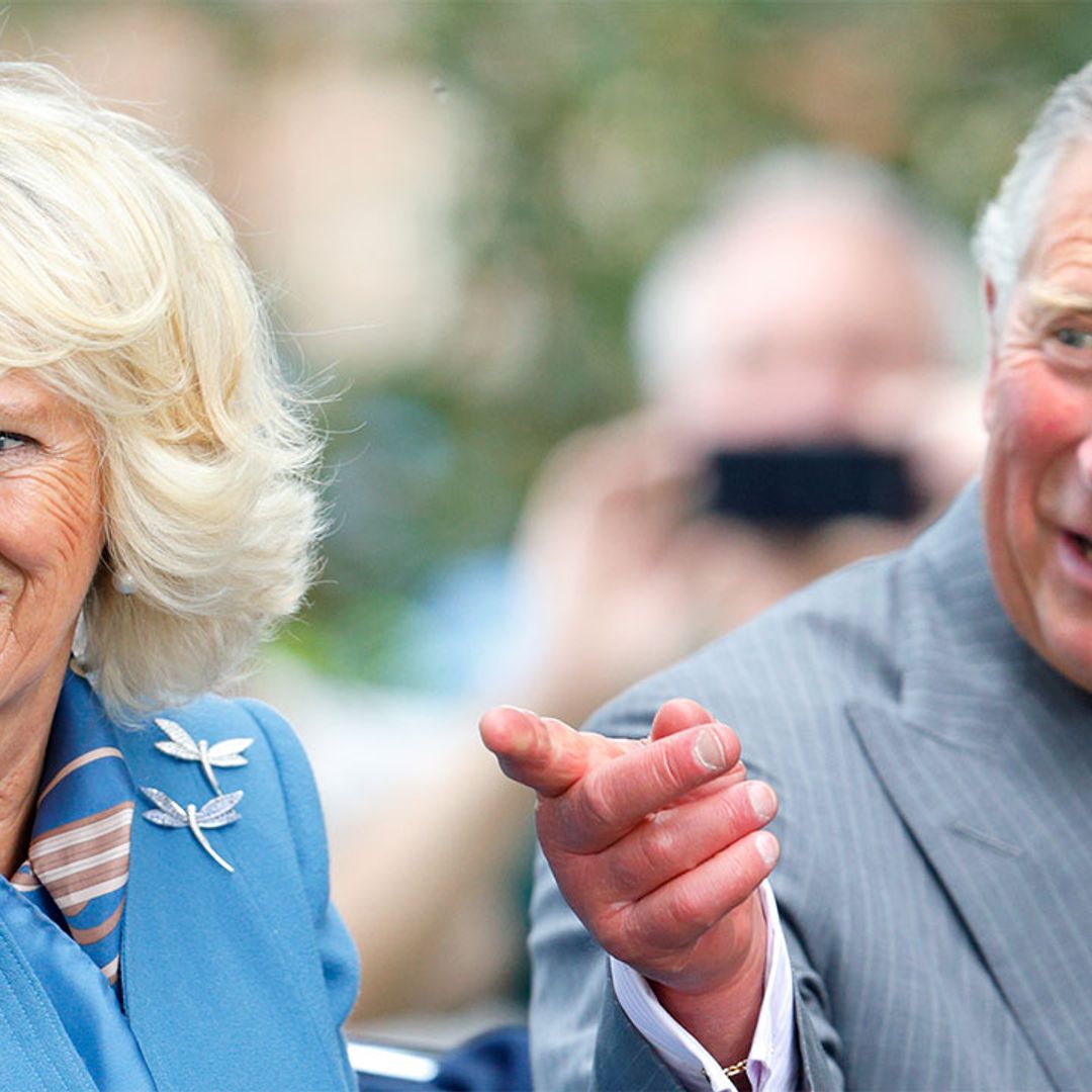 The Duchess of Cornwall twins with Prince Charles in the ultimate winter coats