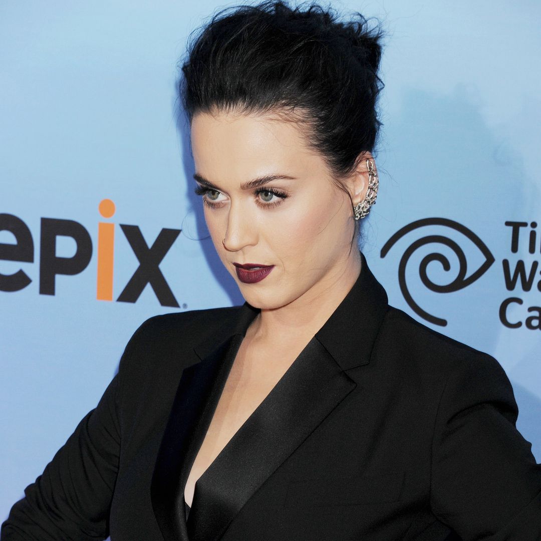 Singer/songwriter Katy Perry arrives at the World Premiere Of EPIX's 'Katy Perry: The Prismatic World Tour' at The Ace Hotel Theater on March 26, 2015 in Los Angeles, California.