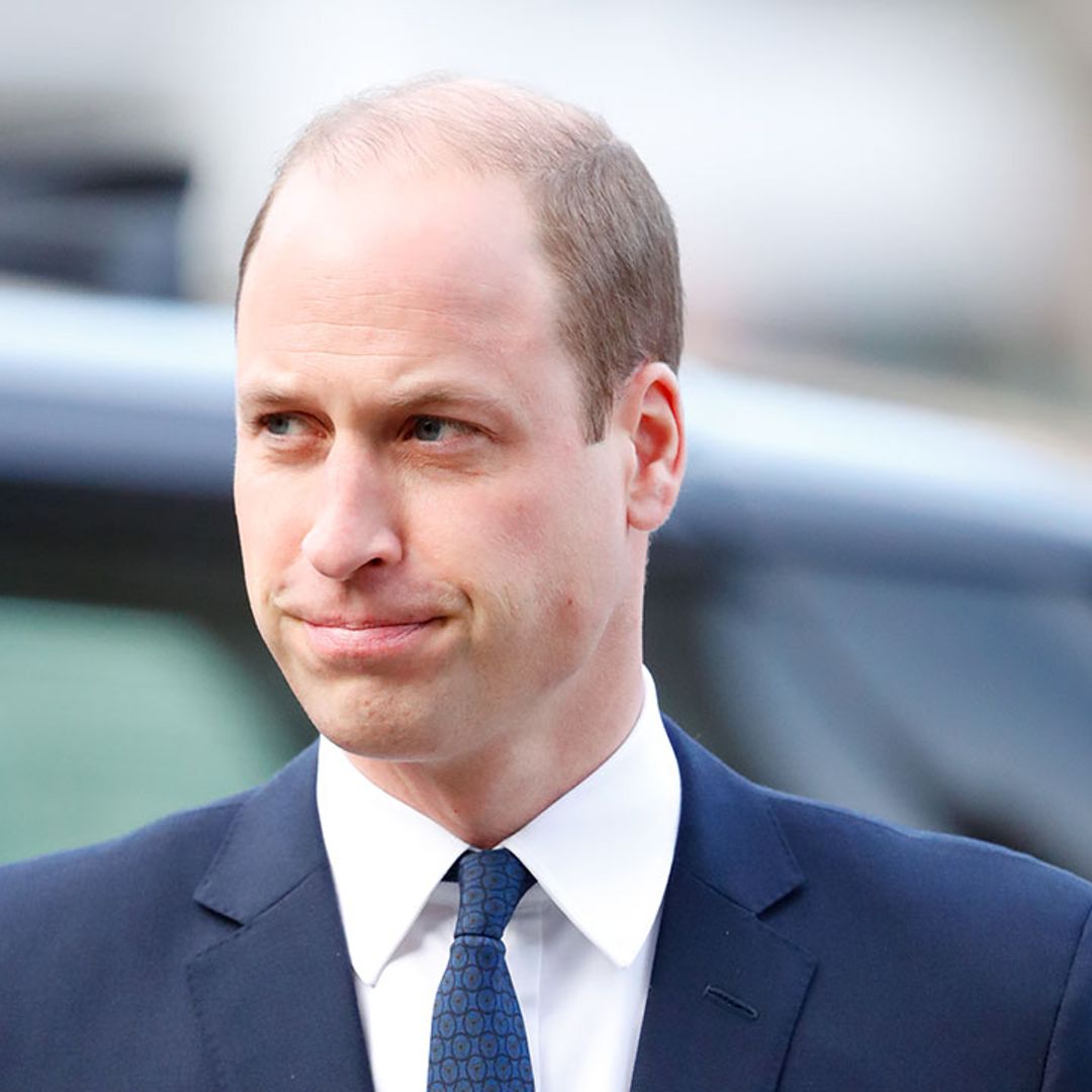 Prince William pays his respects to former polo tutor at memorial service