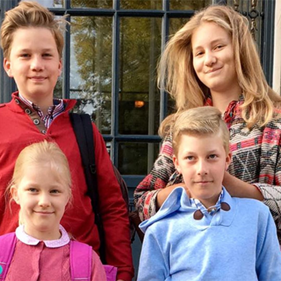 Belgian royal children go back to school – see the photos