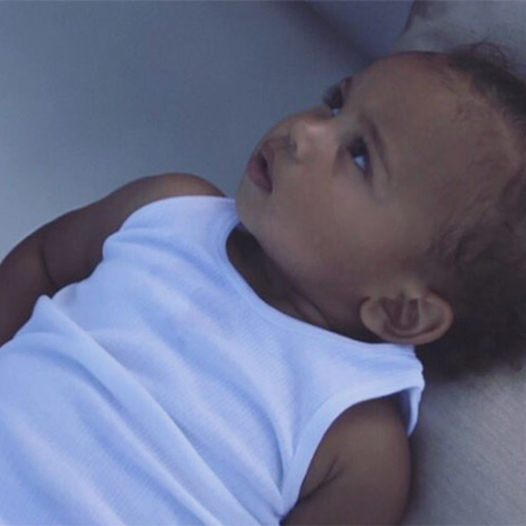 Saint looks like his sister North in new pictures shared by mum Kim Kardashian