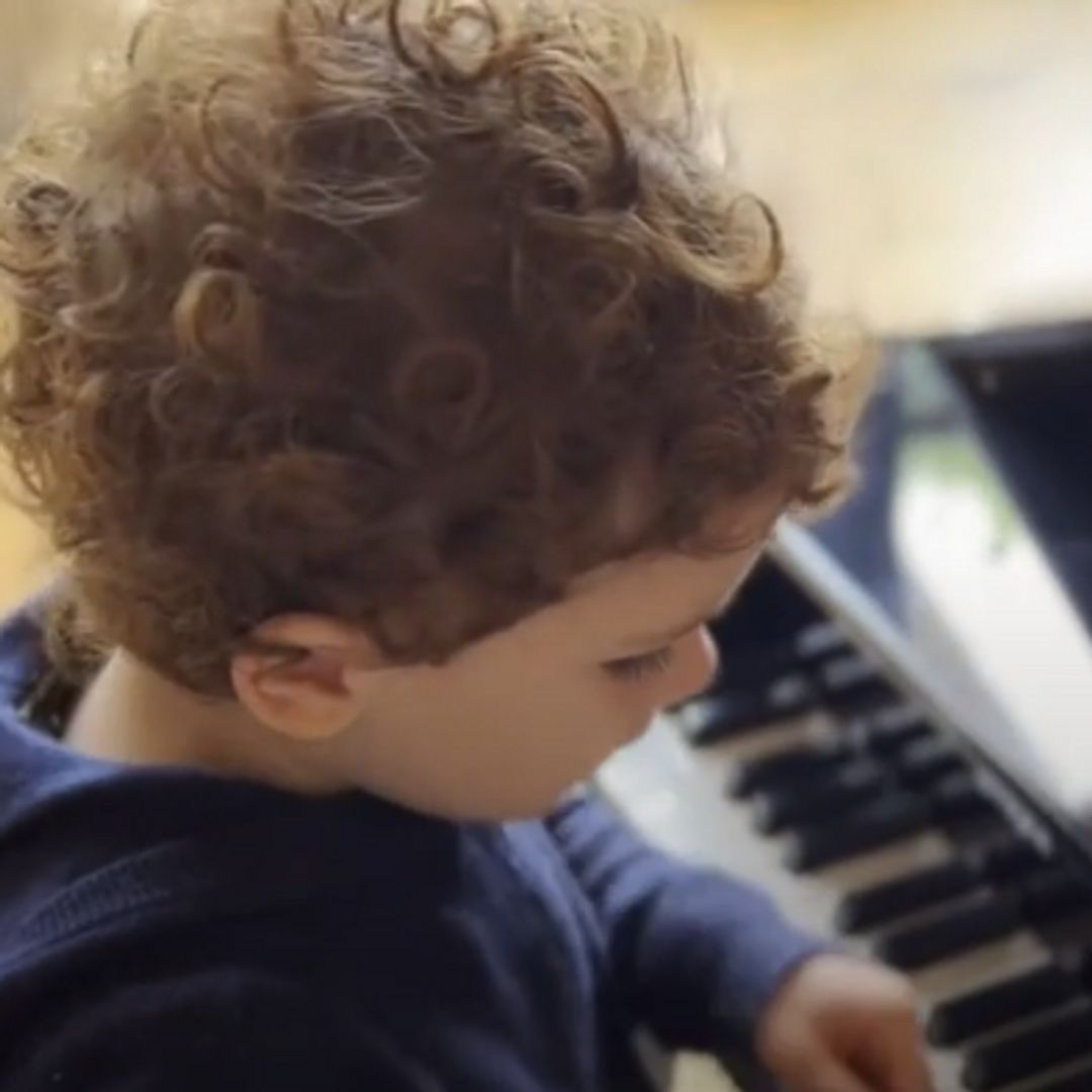 Prince Archie plays piano and sings nursery rhyme in rare family footage