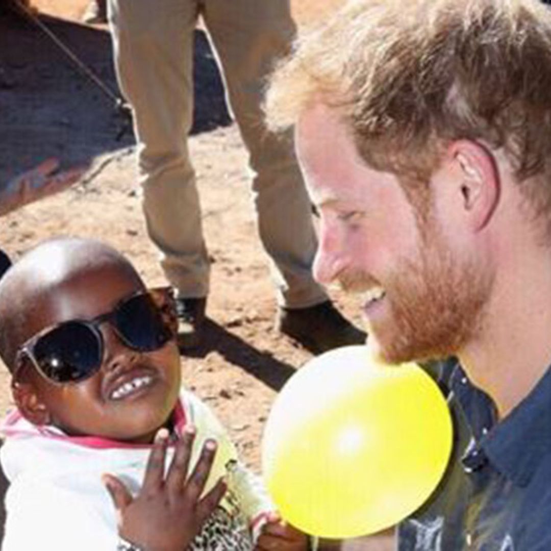 Heartwarming pictures from Prince Harry's recent trip to Africa have been released - and they are magical