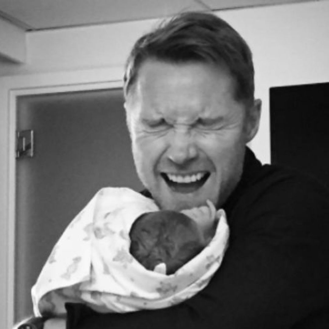 Ronan Keating bonds with newborn son in adorable photo