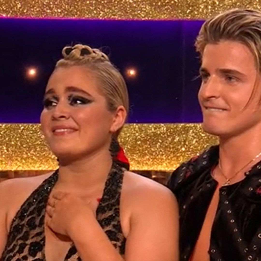 Strictly's Tilly Ramsay close to tears after message from surprise family member