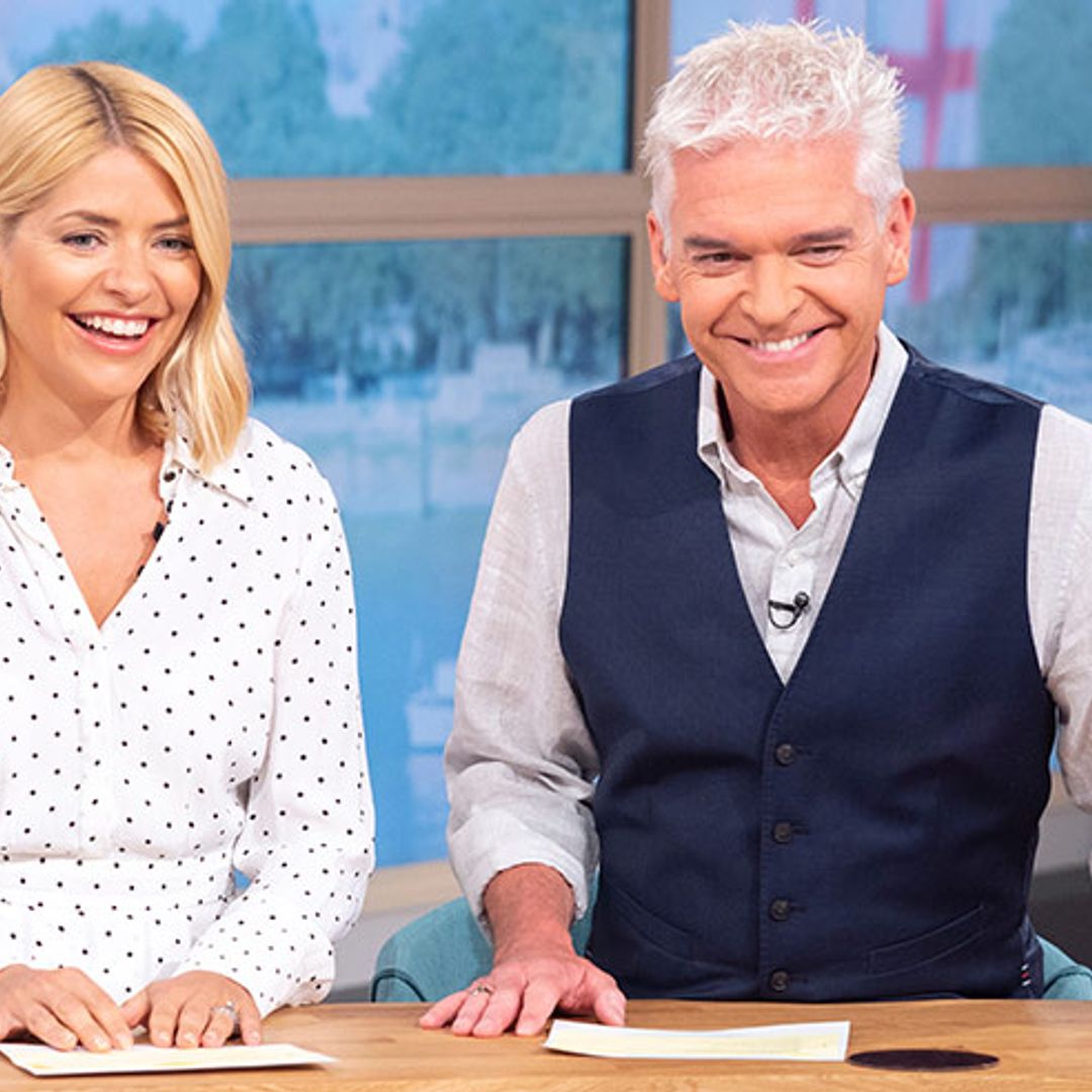 Holly Willoughby's sell-out spotty dress is back - but in a new autumnal colour
