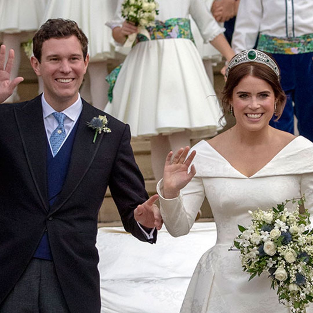 See Princess Eugenie and Jack Brooksbank's beautiful thank you card following royal wedding