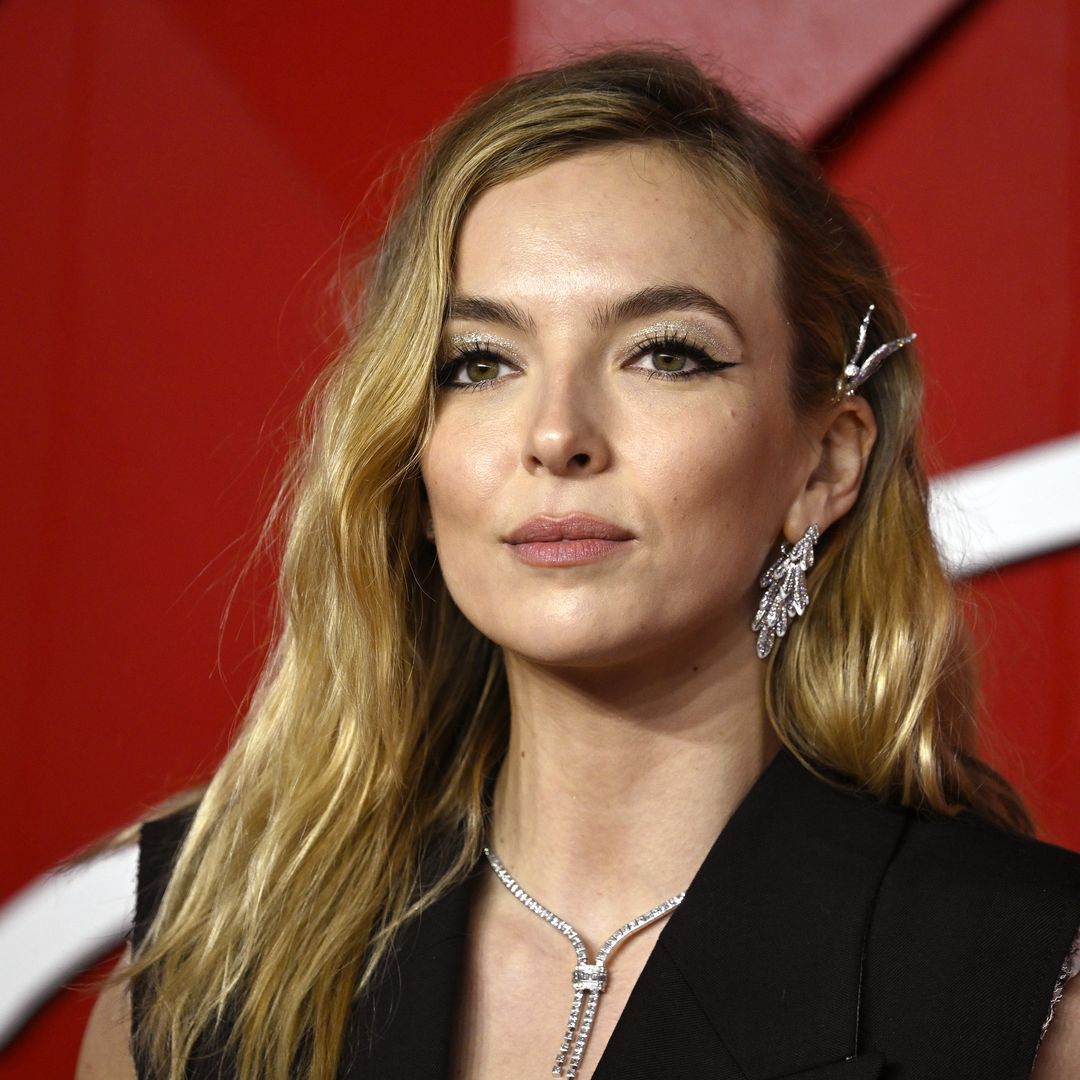 Jodie Comer puts a tailored spin on a party season classic at the 2023 Fashion Awards