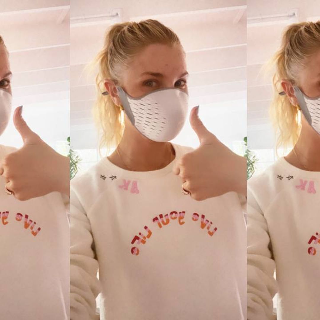 Amanda Kloots swears by this breathable face mask for workouts