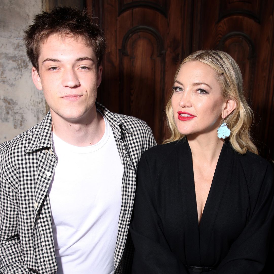 Goldie Hawn's oldest grandson steals the show in new family photo with mom Kate Hudson