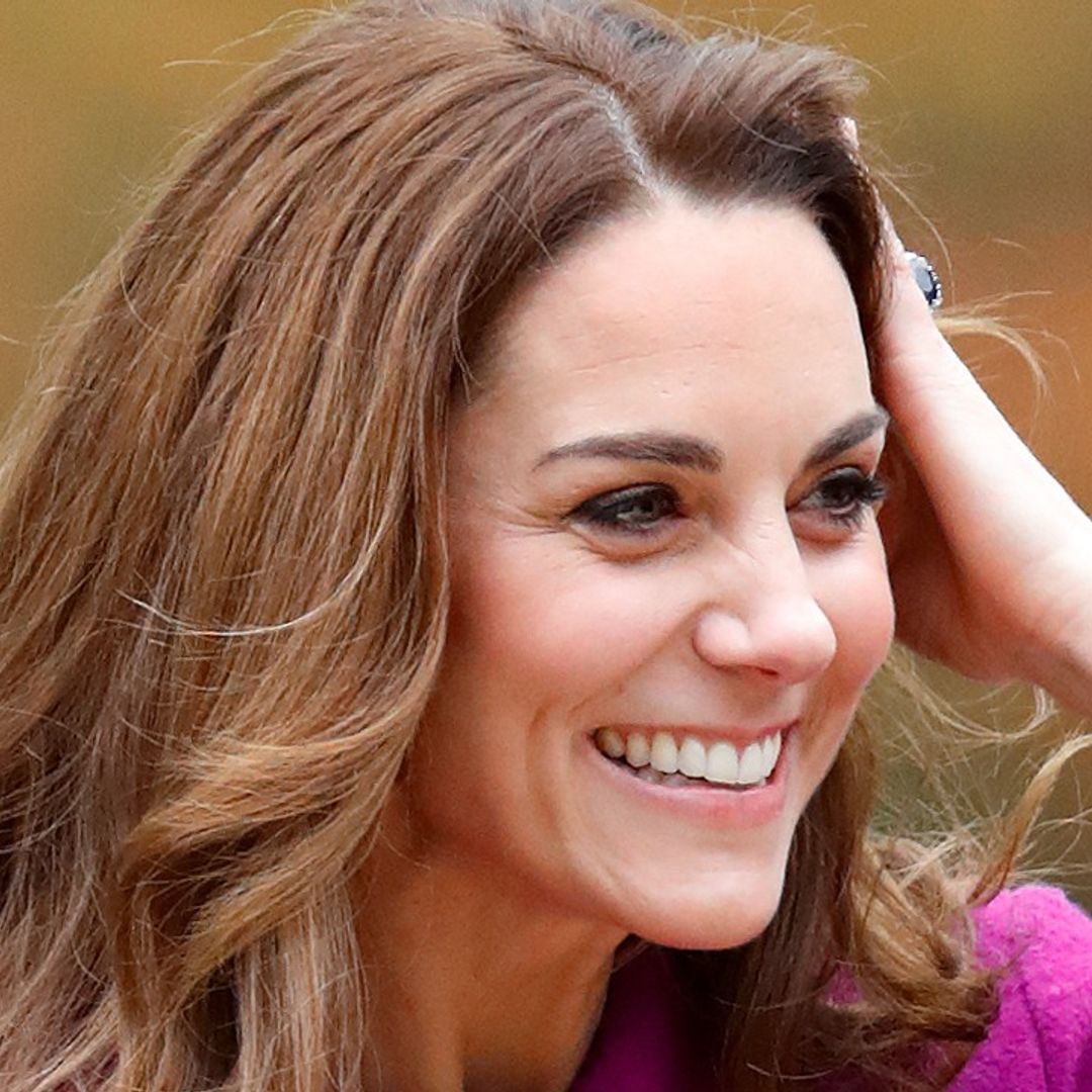 Kate Middleton stuns in dreamy bubblegum pink outfit for appearance with Prince William