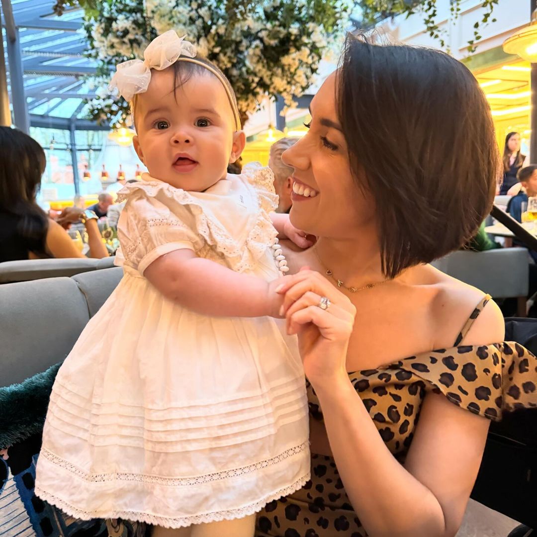 Strictly's Janette Manrara looks gorgeous in poolside photo for baby Lyra's milestone day
