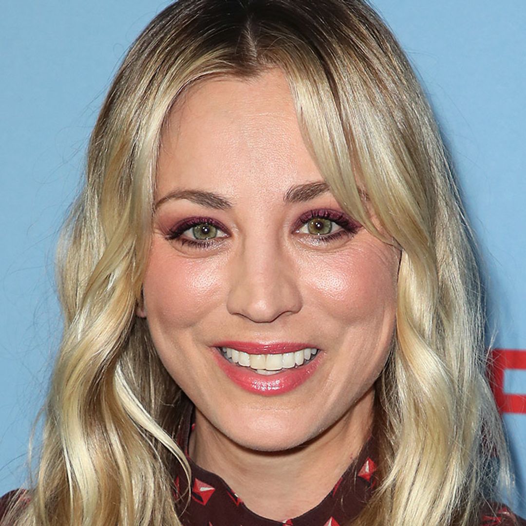 Kaley Cuoco's balancing skills need to be seen to be believed