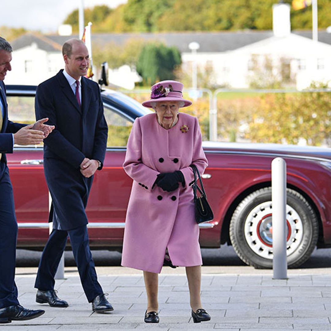 Prince William joins the Queen for her first in-person public engagement since COVID-19 lockdown