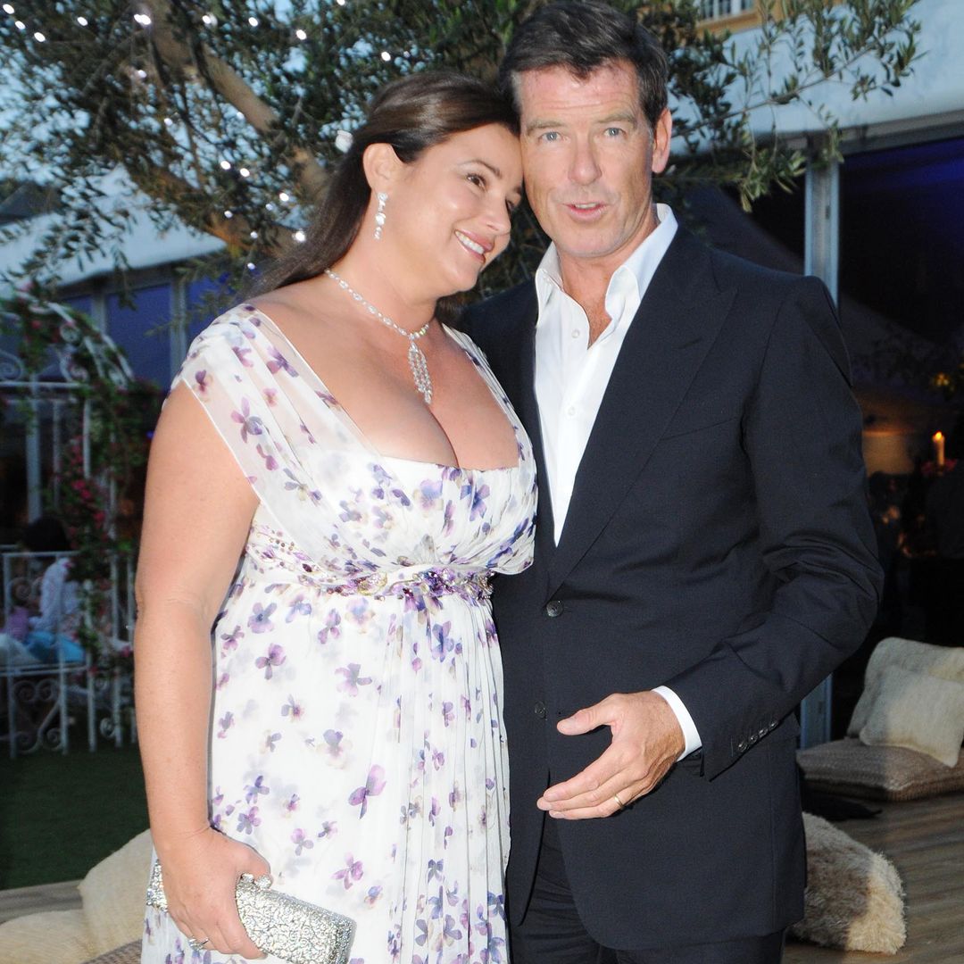 Pierce Brosnan's bride Keely's rarely-seen second wedding dress unearthed