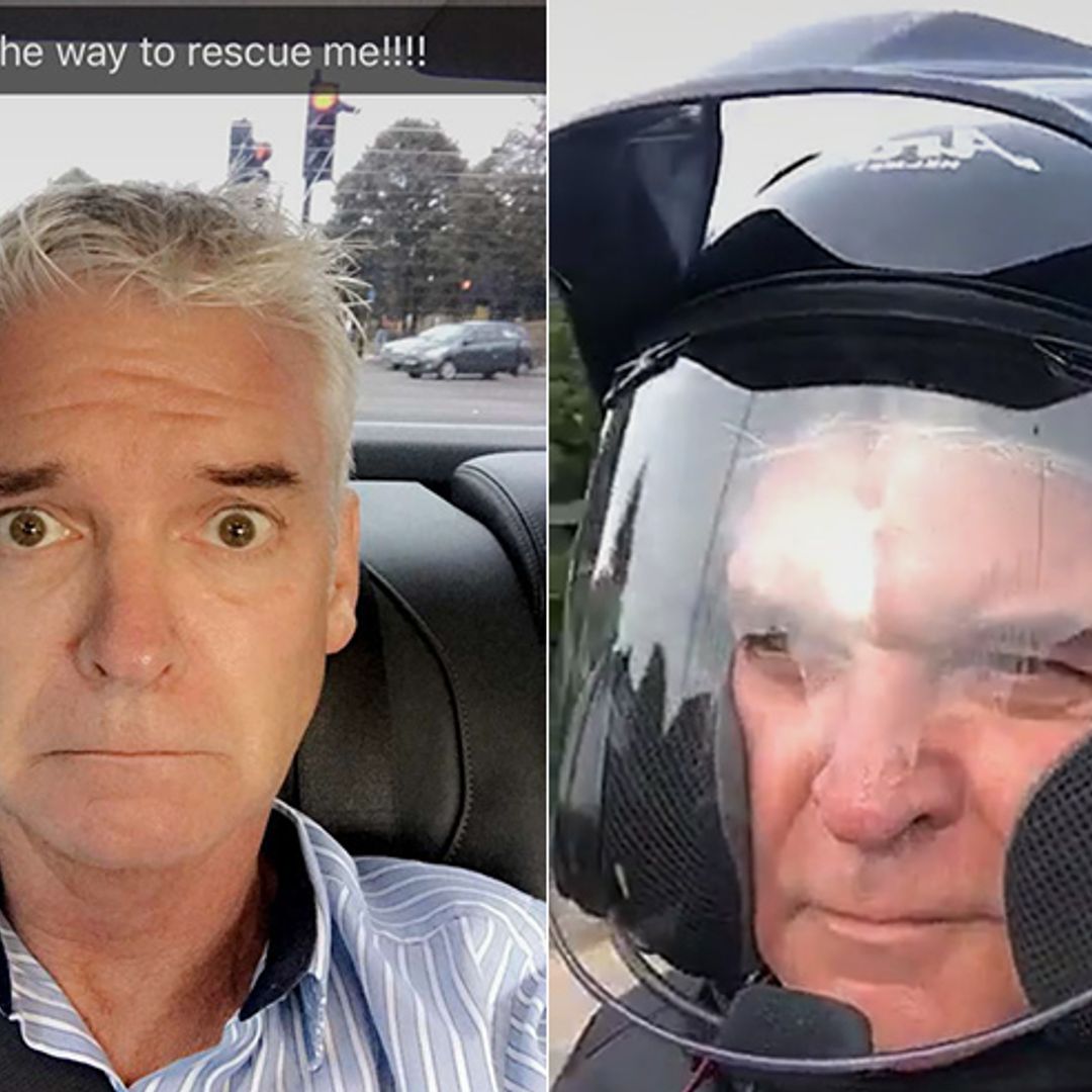 Phillip Schofield rescued by motorbike to get to This Morning on time after 'worst traffic jam'