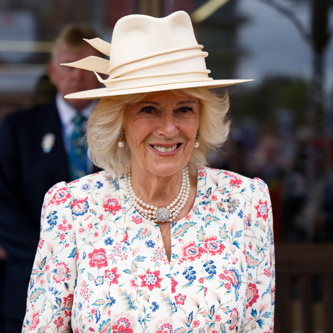 Queen Camilla makes glamorous appearance at the races