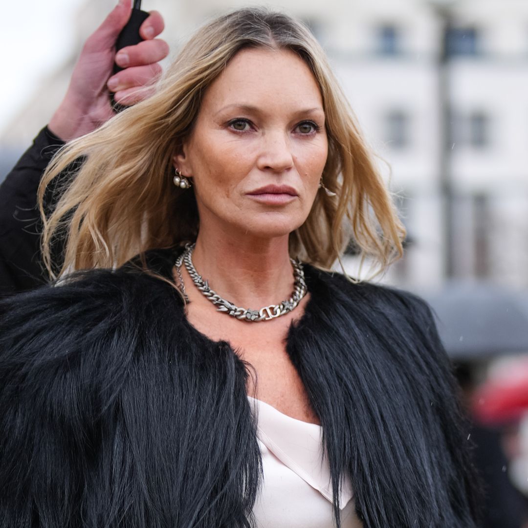 Kate Moss oozes elegance in silky mini dress at Paris Fashion Week