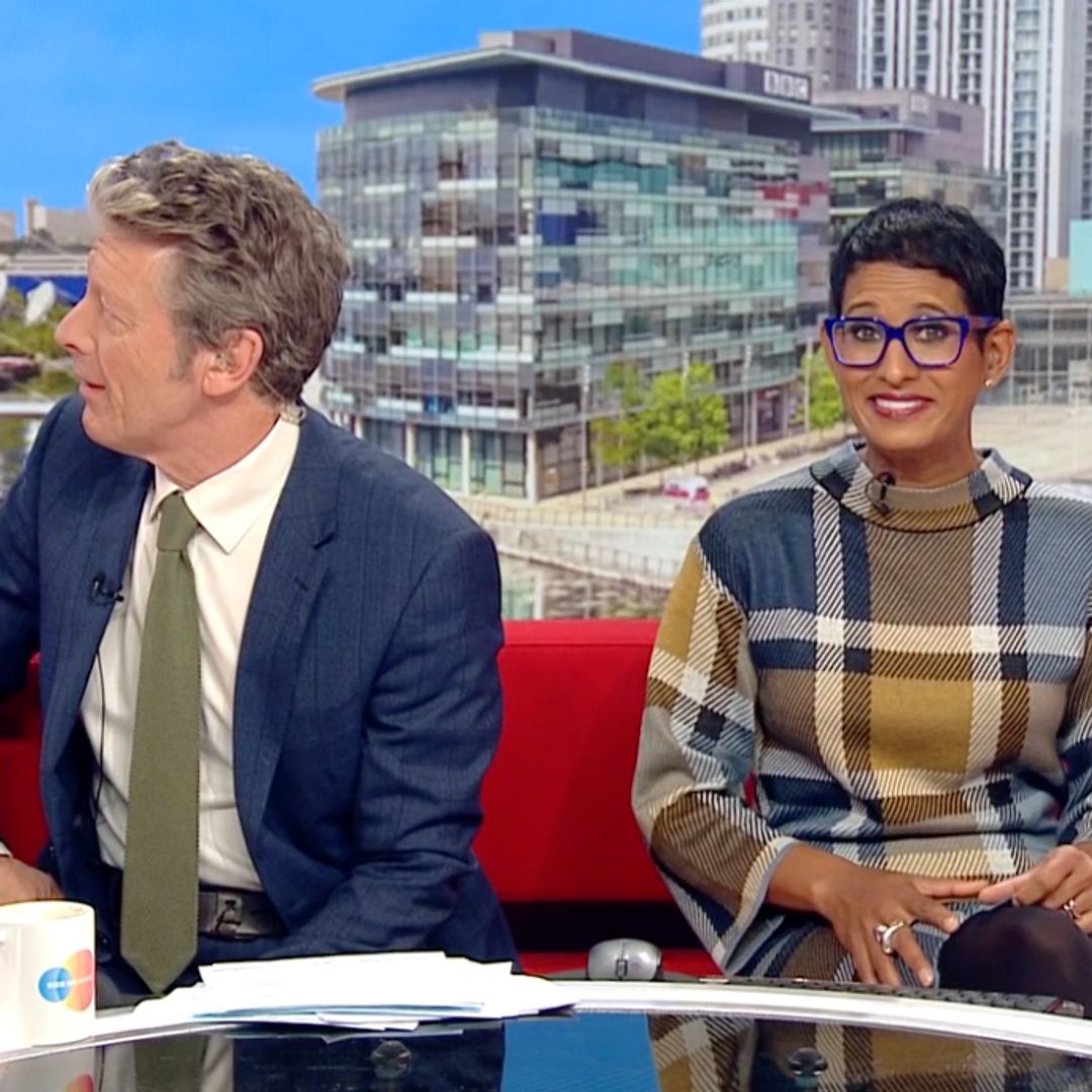 Naga Munchetty gets the giggles at Charlie Stayt in funny BBC Breakfast moment