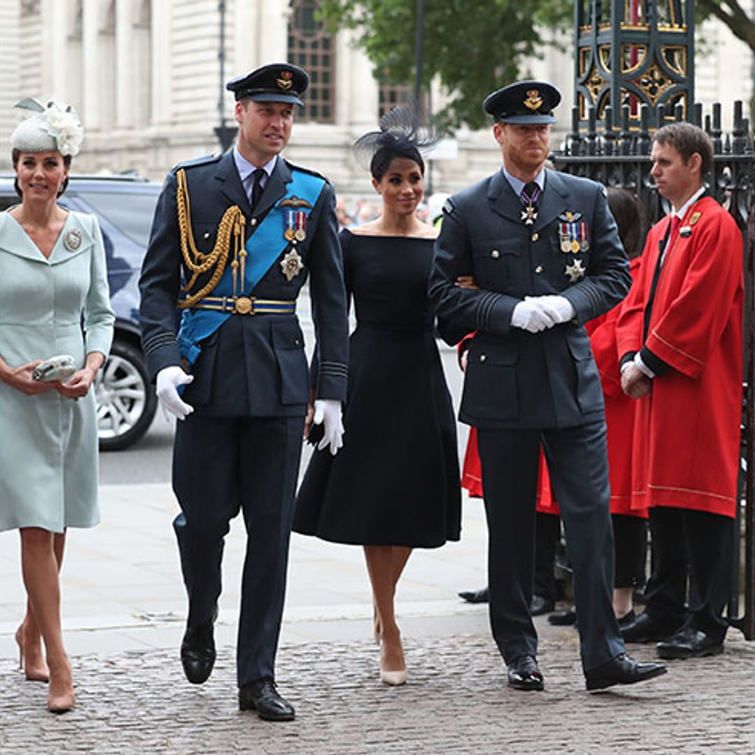 All the best photos of Kate Middleton, Meghan Markle and other royals at RAF centenary service