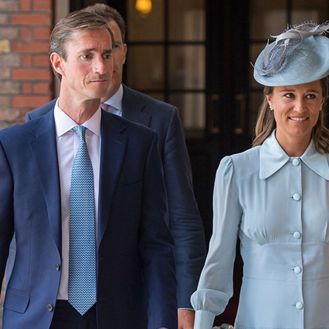 Pippa Middleton takes a leaf out of sister Kate's fashion book with Prince Louis christening outfit