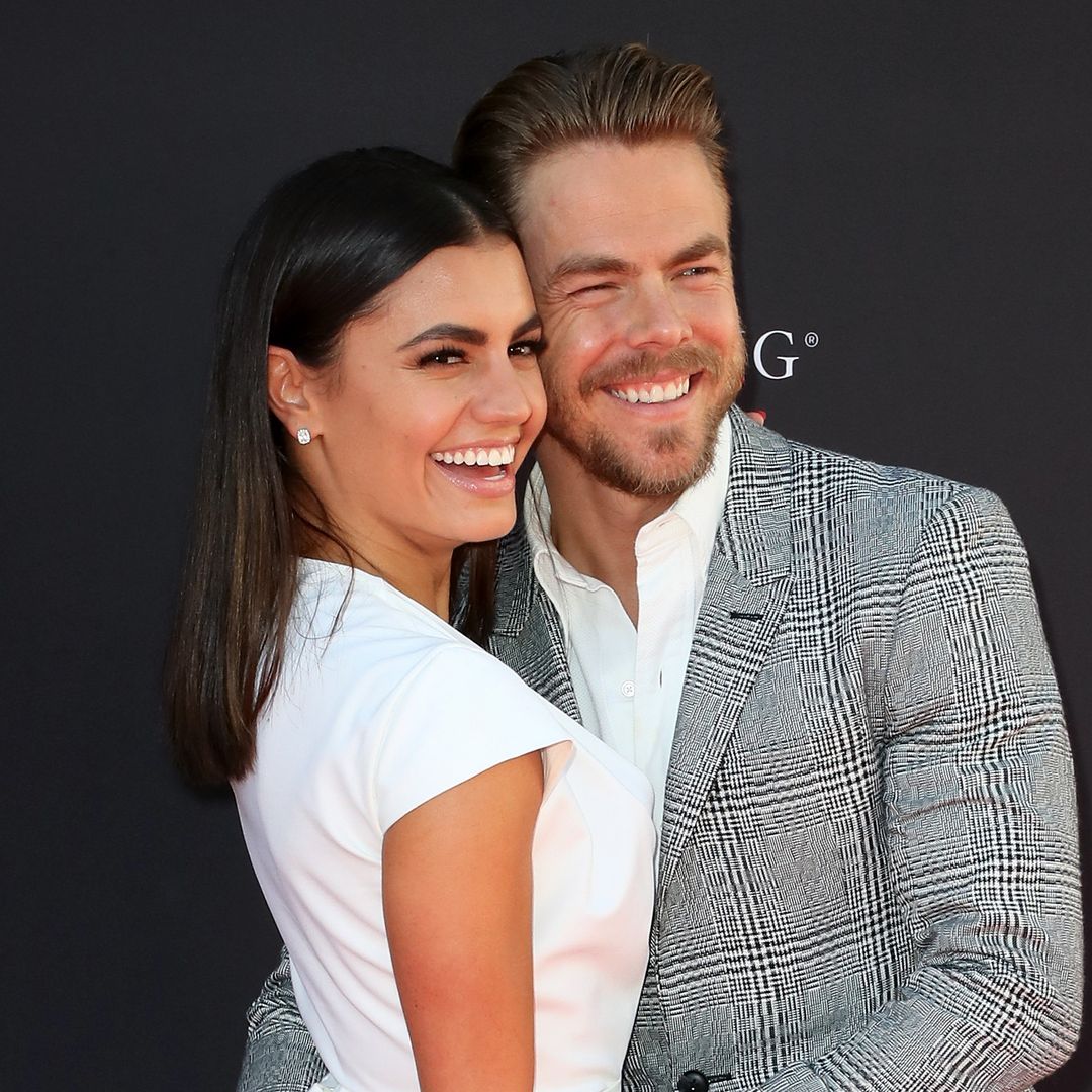 Derek Hough shares tearful dedication to wife Hayley Erbert as she recovers from surgery after Emmy win