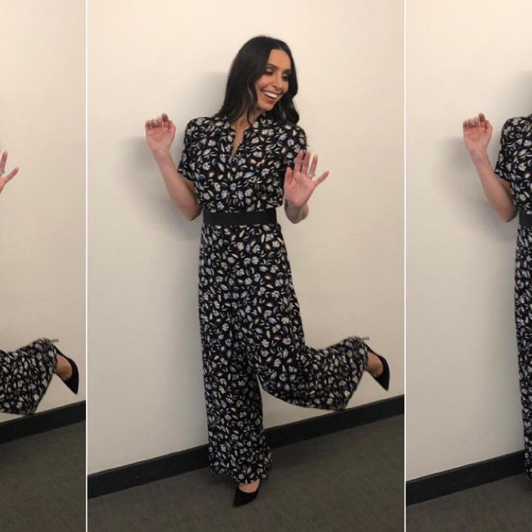 Lorraine presenter Christine Lampard looks incredible in ultra-flattering floral jumpsuit - and we've just spotted it in the sale
