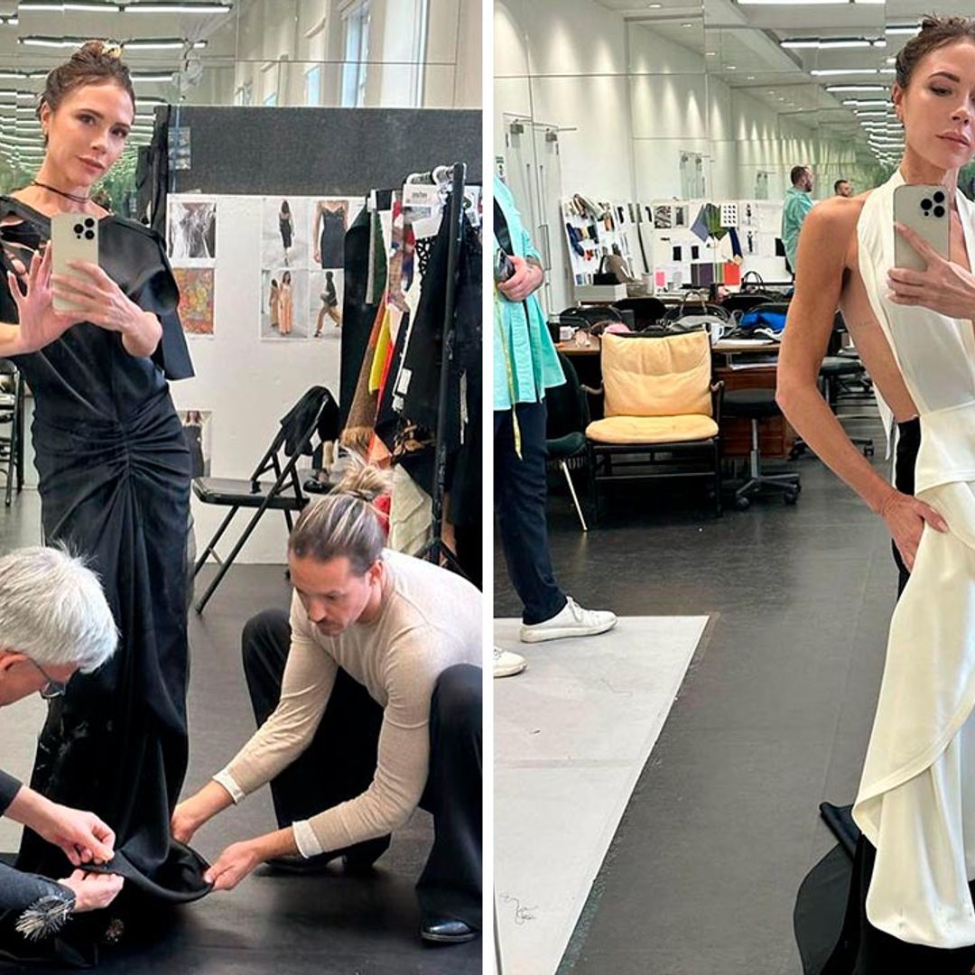 Victoria Beckham shares rare behind-the-scenes snaps from inside private dress fitting