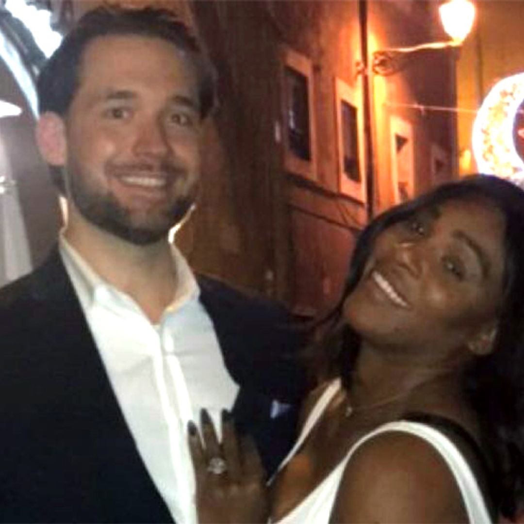 Serena Williams showcases her enormous diamond engagement ring: see the photo
