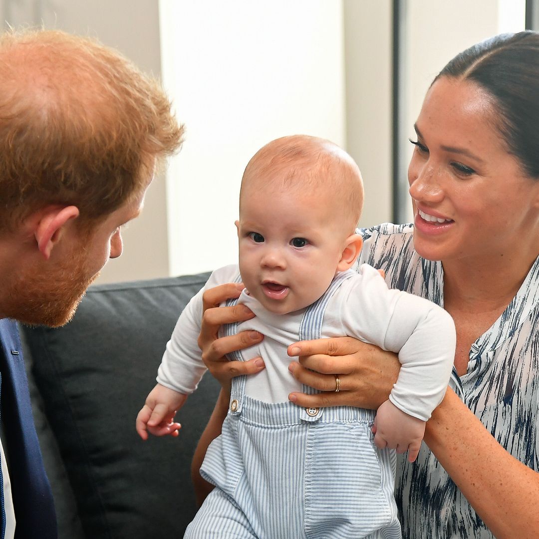 WATCH: Prince Archie can't stop giggling at Prince Harry in sweet family video