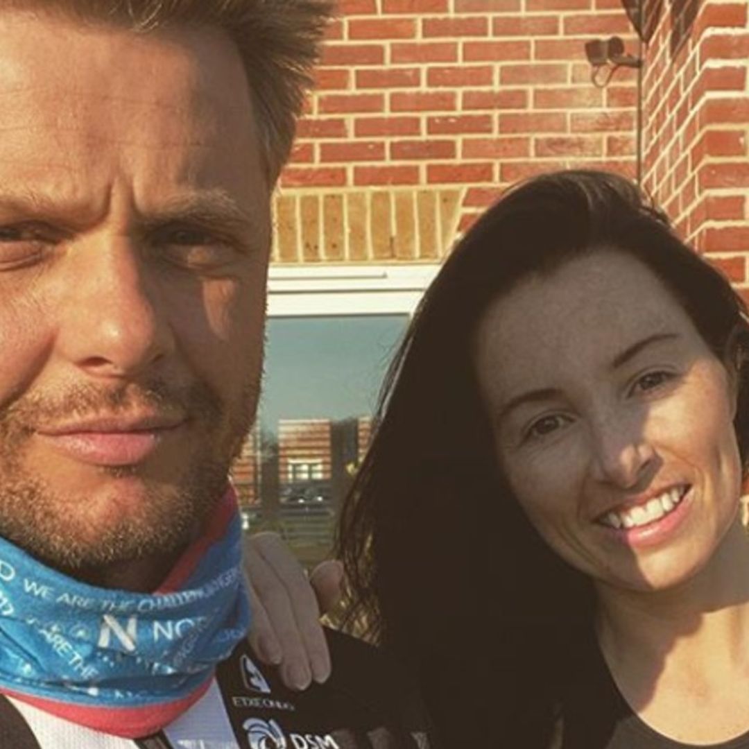 Jeff Brazier’s wife Kate Dwyer shows off her athletic figure in gym kit