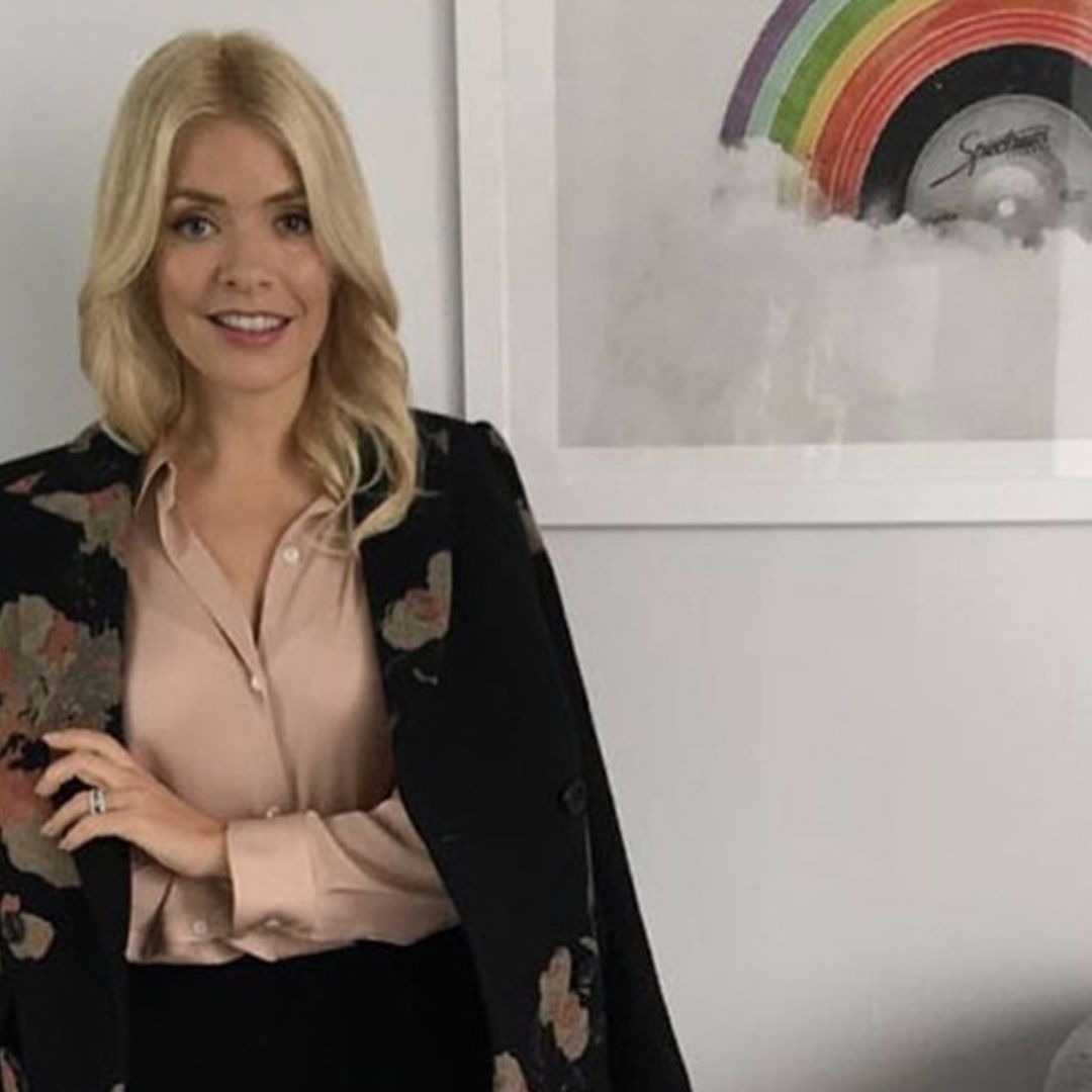 Holly Willoughby wraps up in style, in high-street coat by Whistles