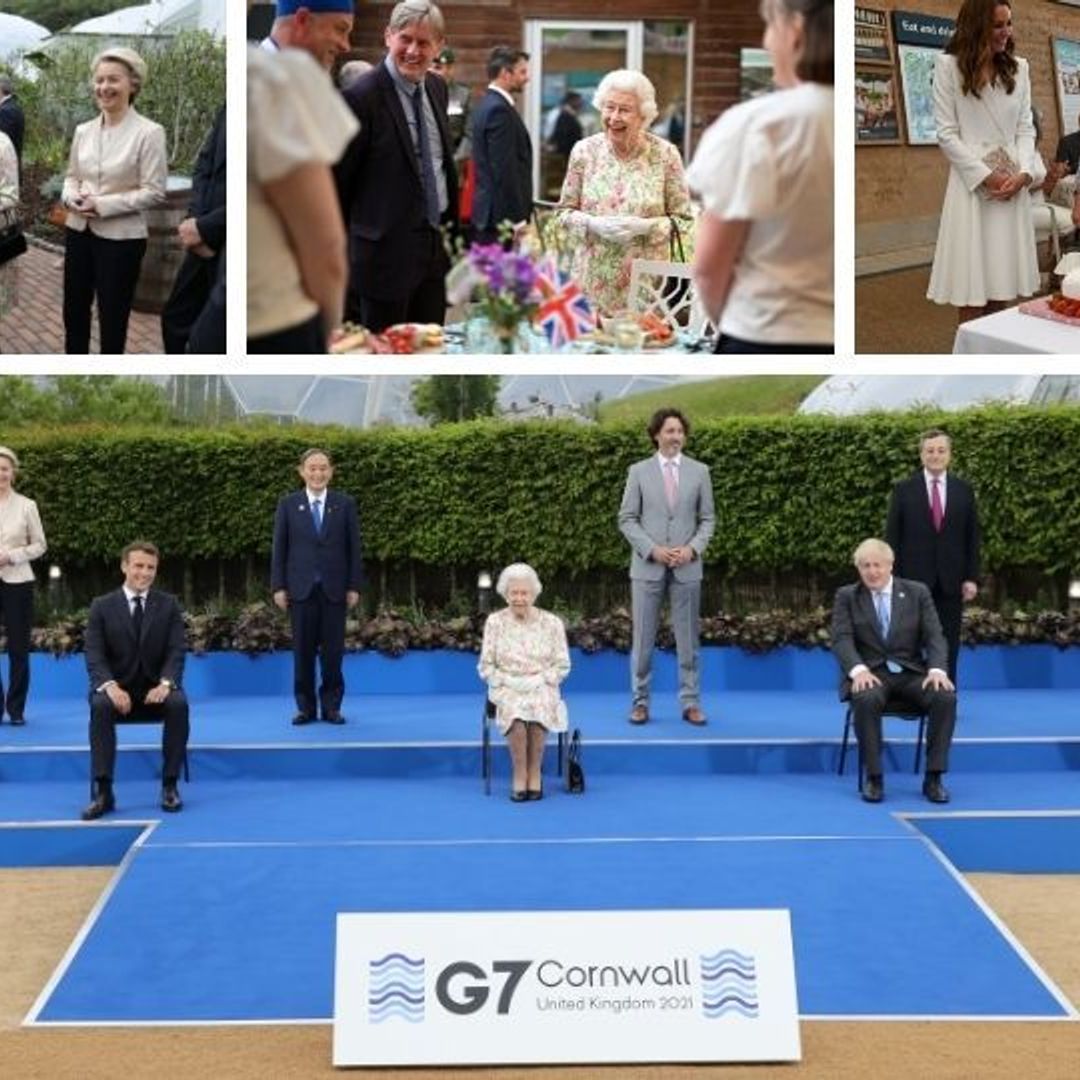 The Queen, Duchess Kate, Prince William, Prince Charles and Duchess Camilla reunite in Cornwall for G7 summit
