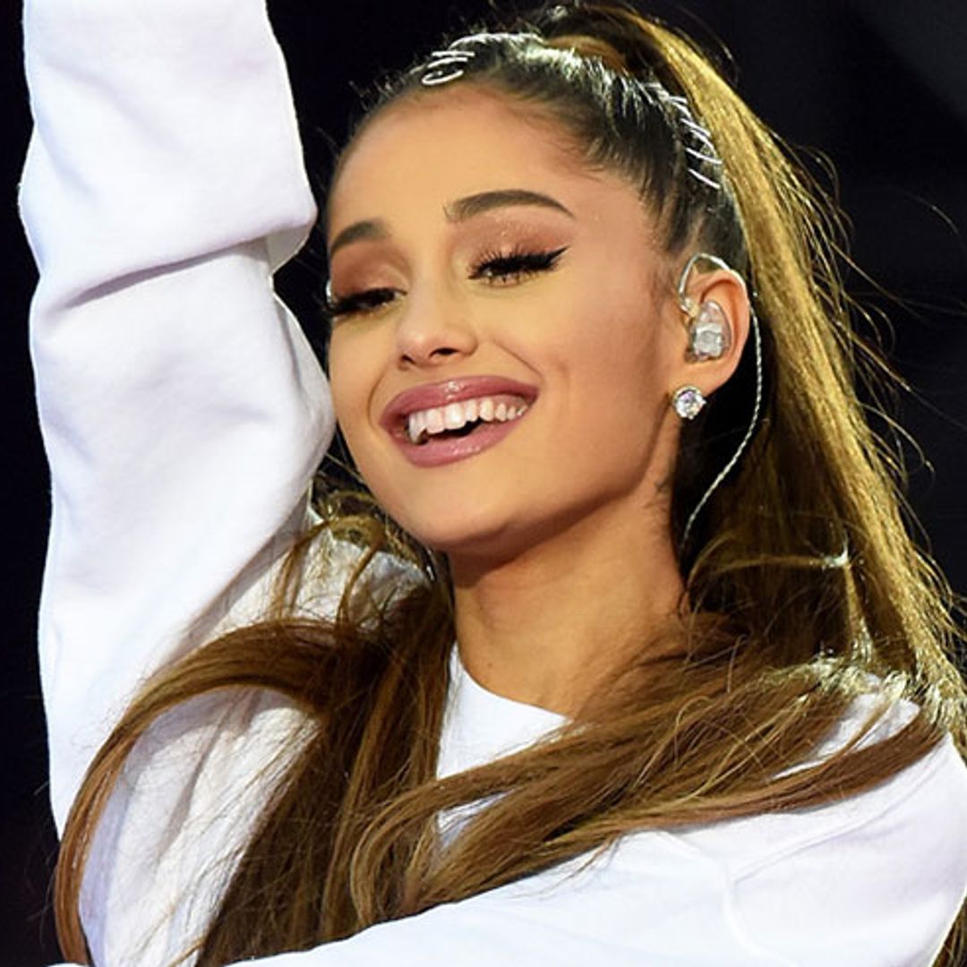 A look at Ariana Grande's impressive pear-shaped engagement ring from Pete Davidson