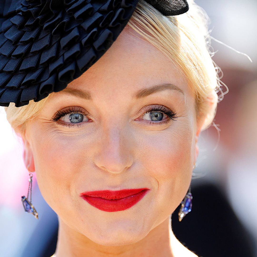 Helen George dazzles in plunging strapless ensemble for TV appearance