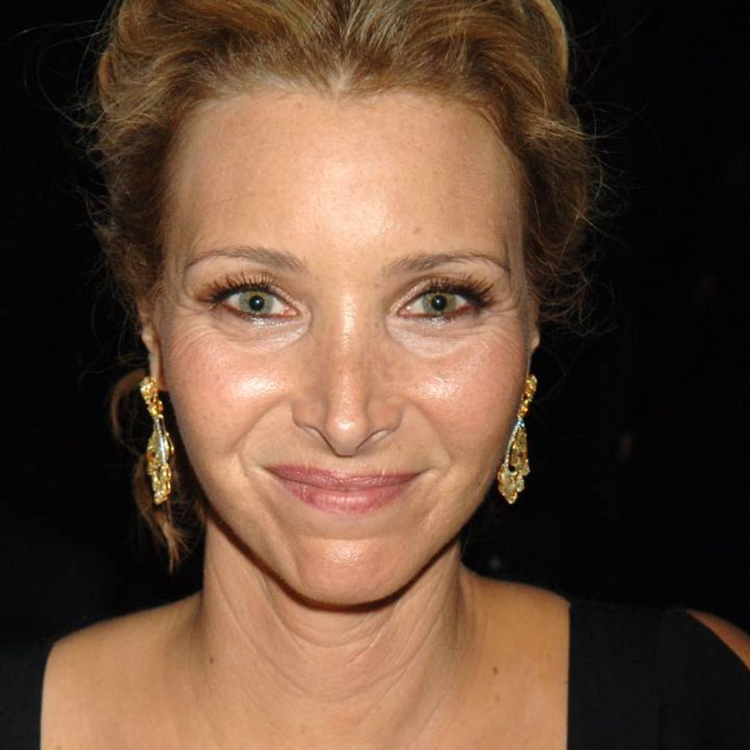 Lisa Kudrow looks unrecognisable with brown hair in photo with her mum