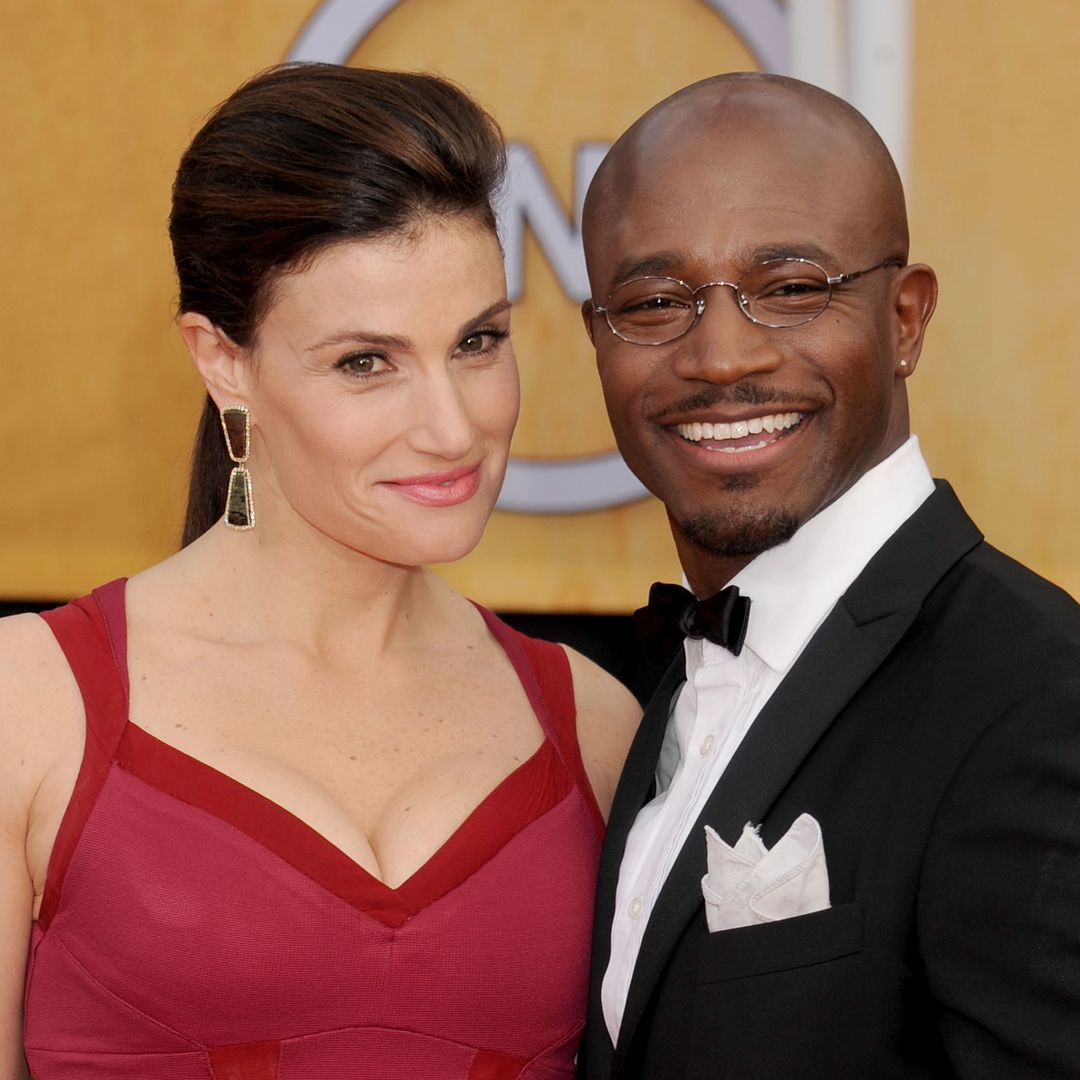 Idina Menzel's handsome teen son looks just like dad Taye Diggs in new photo