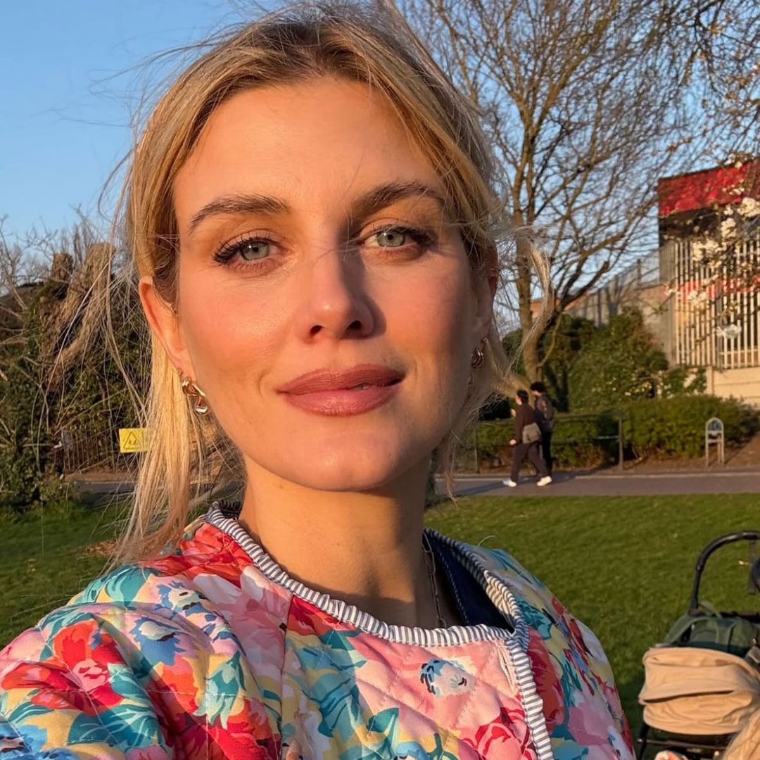 This Morning's Ashley James just wore the freshest floral jacket - and it's perfect for this in between weather