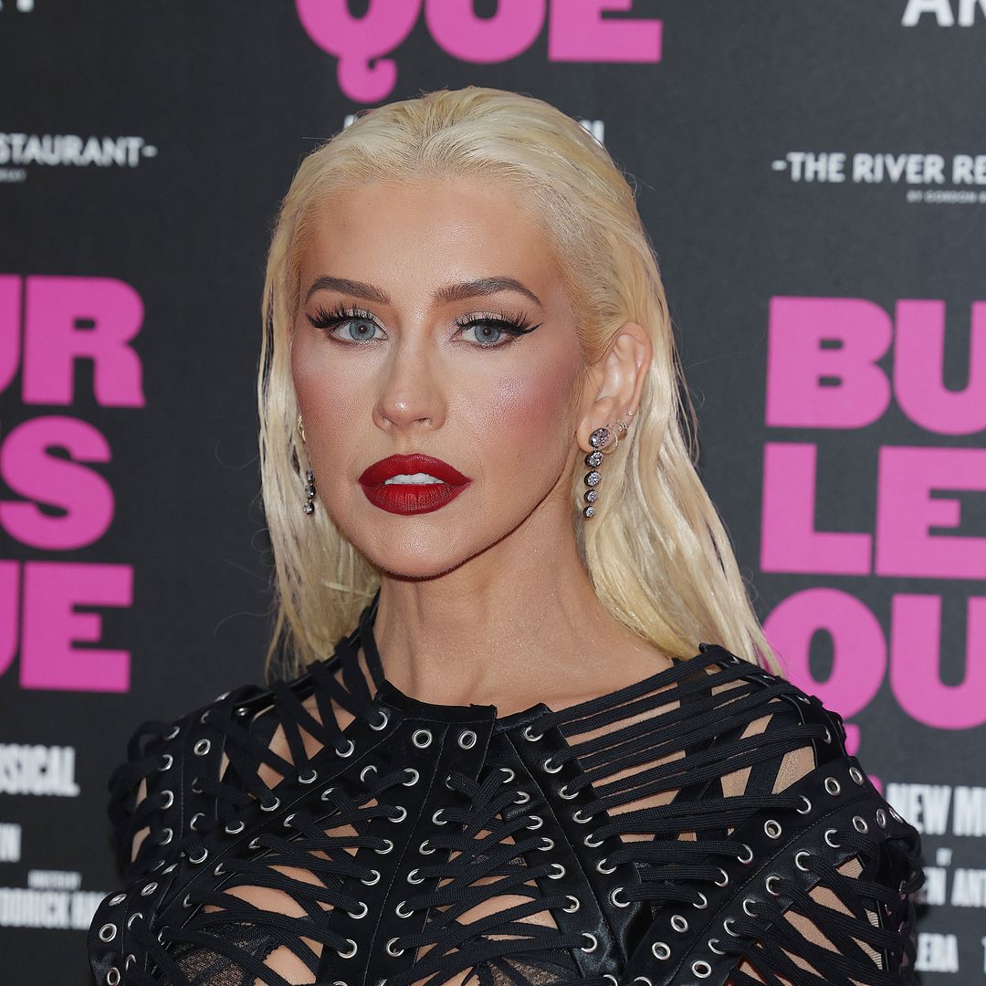 Christina Aguilera looks phenomenal in sheer lingerie 