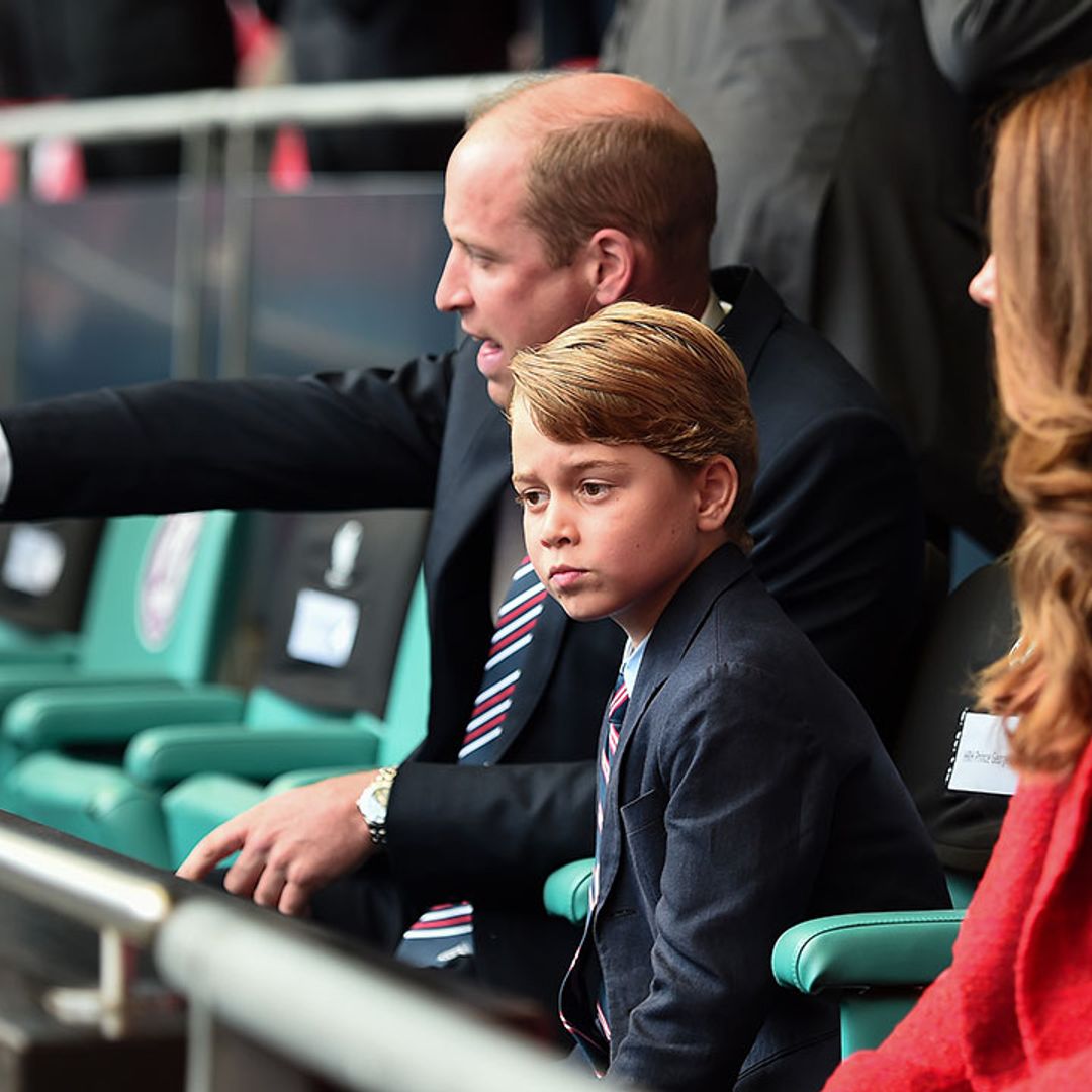 Why Prince George didn't join Prince William at England semi-final