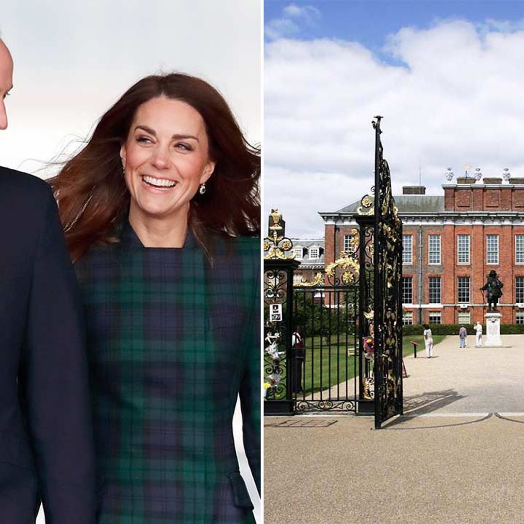 Prince William and Kate Middleton's home is a winter wonderland in new snow photo