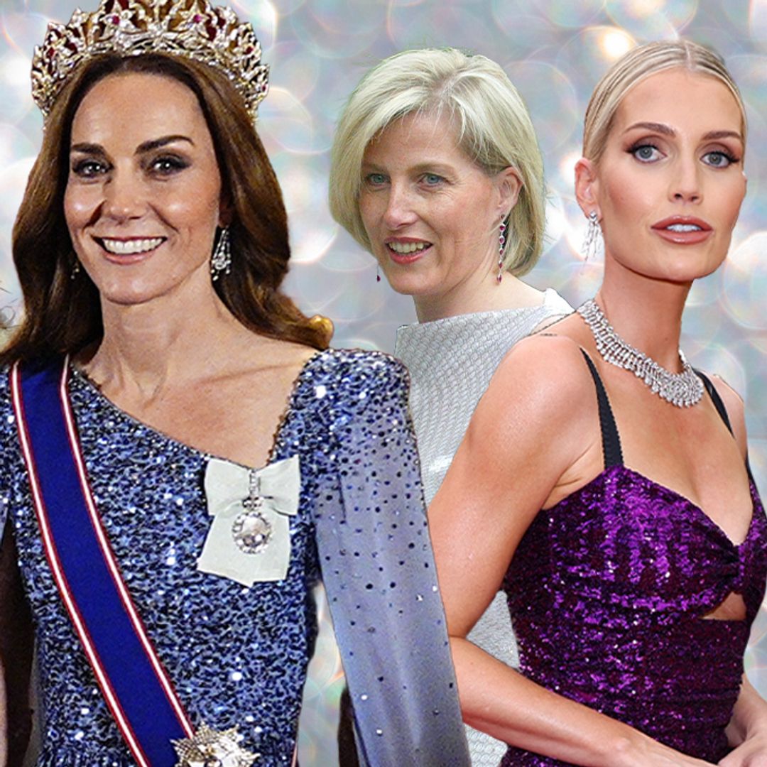 The ultimate royal guide to wearing sequins: Princess Kate, Duchess Sophie & more sparkly party outfits
