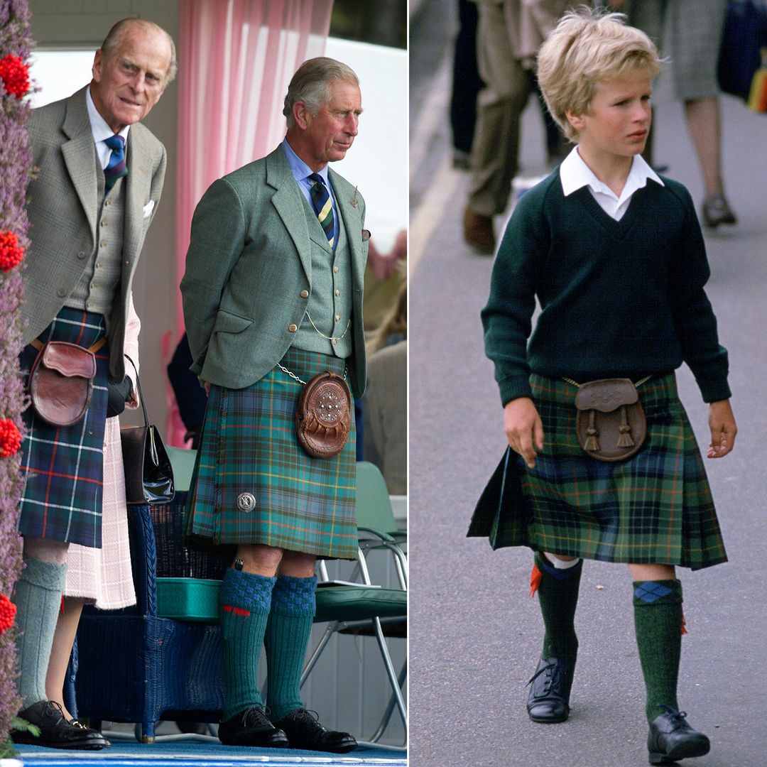 8 photos of royals wearing kilts in long-standing Scottish tradition