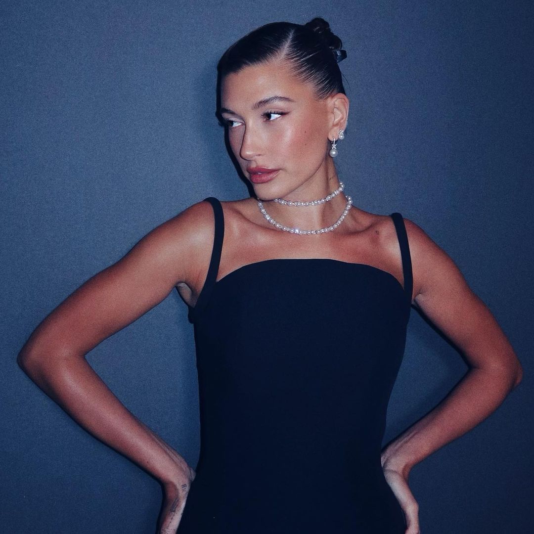 Hailey Bieber just gave the 'dreaded' side part a Gen Z glow up
