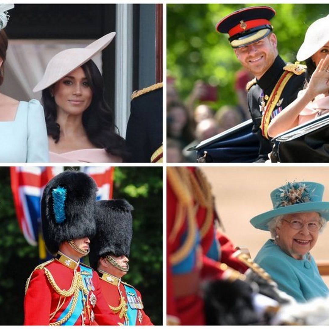 Trooping the Colour 2018 in photos: Meghan Markle's debut with Prince Harry and more highlights